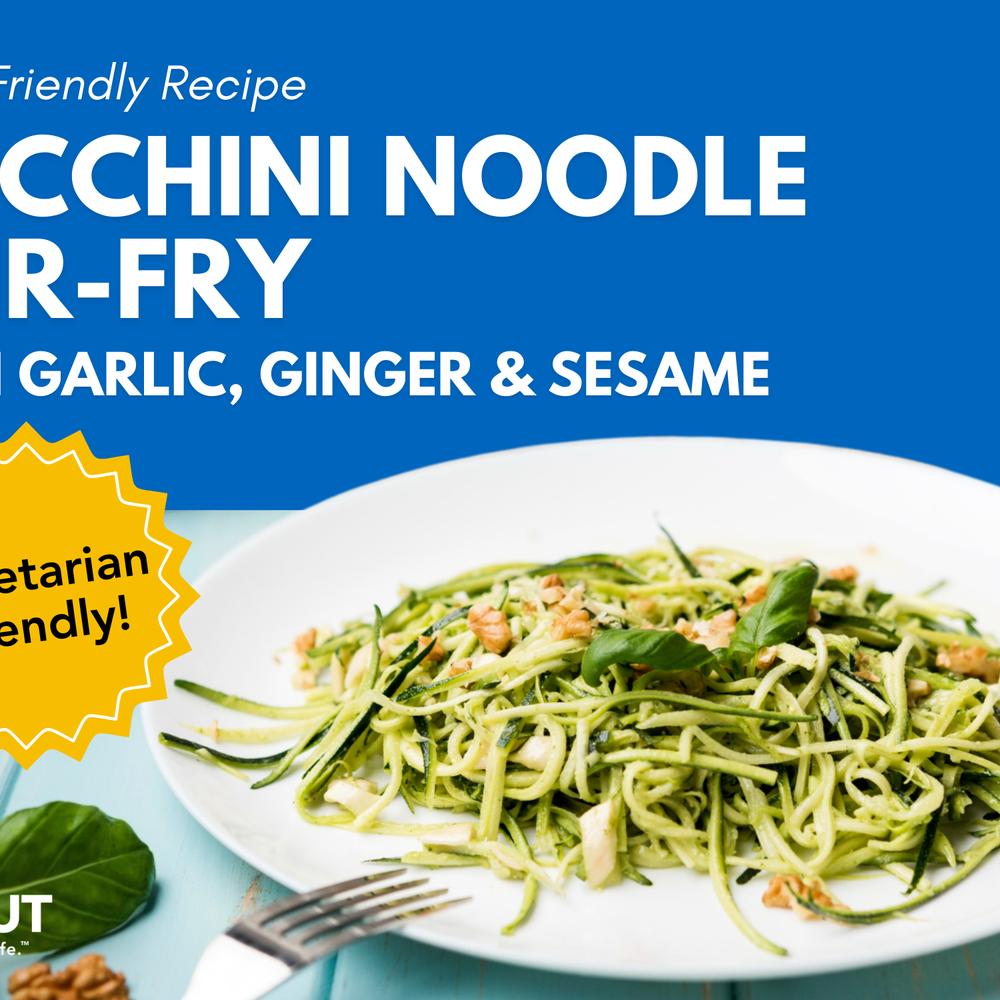 Zucchini Noodle Stir-Fry with Garlic, Ginger, and Sesame