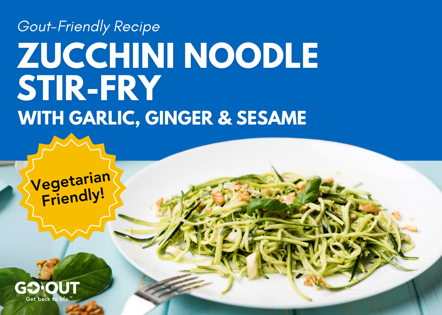 Zucchini Noodle Stir-Fry with Garlic, Ginger, and Sesame