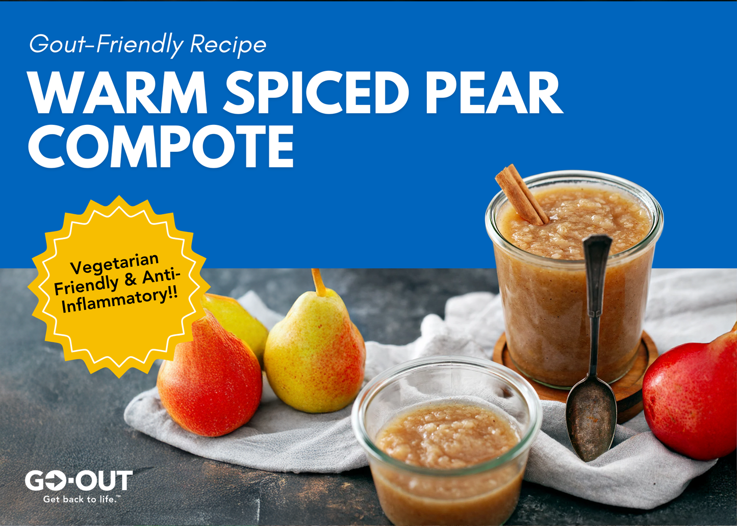 Warm Spiced Pear Compote