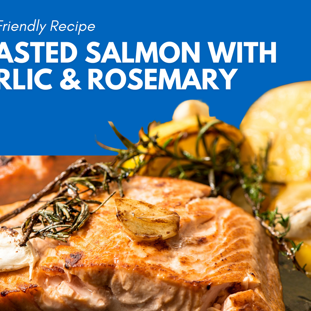 Roasted Salmon with Garlic & Rosemary