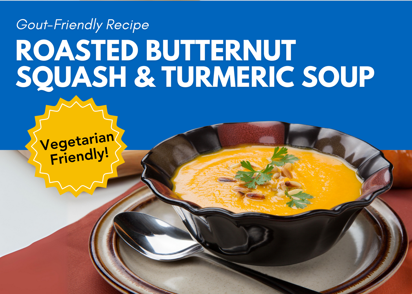 Roasted Butternut Squash and Turmeric Soup