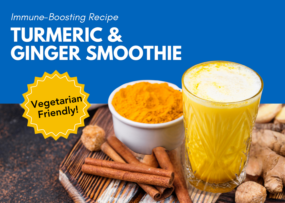 Turmeric & Ginger Immune-Boosting Smoothie